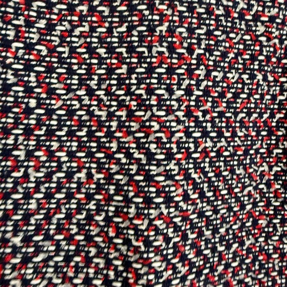 Talbots Tweed Skirt Size 6P Red, White, and Blue - Picture 3 of 4